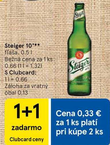 Steiger 10°, 0,5 l