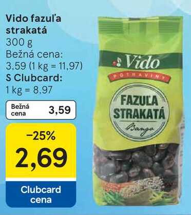 Vido fazul'a strakatá, 300 g 