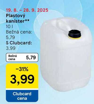 Plastový kanister