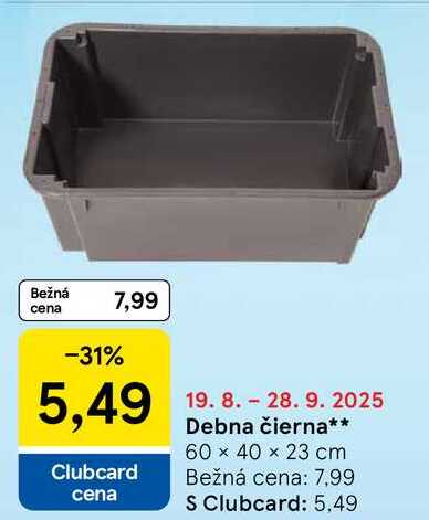 Debna čierna