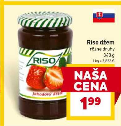 Riso džem rôzne druhy 340 g 