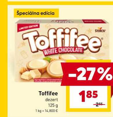 Toffifee dezert 125 g 