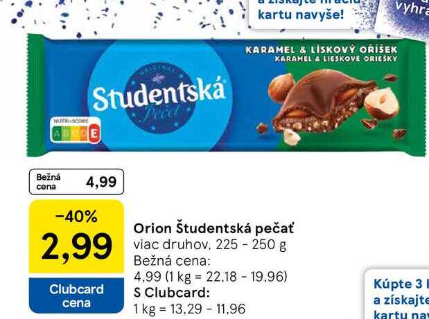 Orion Študentská pečať viac druhov, 225-250 g 