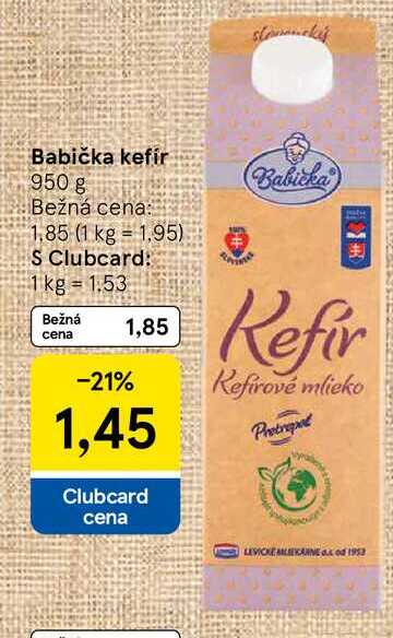 Babička kefír 950 g 