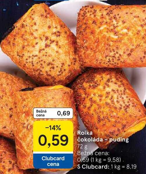Rolka čokoláda - puding 72 g 
