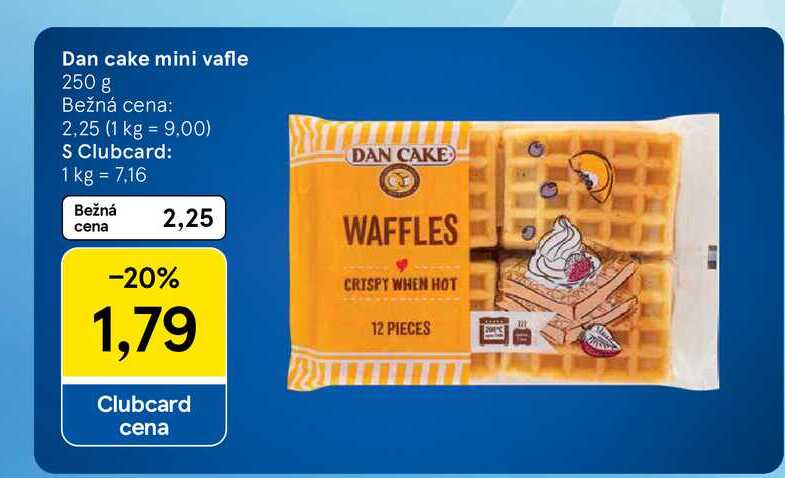 Dan cake mini vafle 250 g