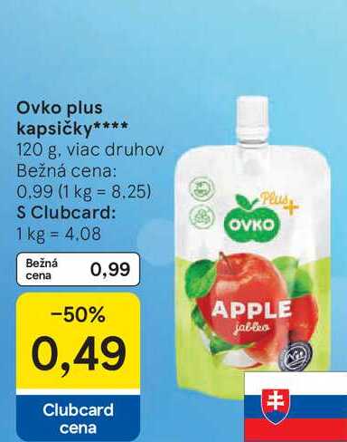 Ovko plus kapsičky 120 g, viac druhov 