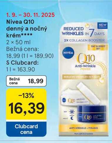 Nivea Q10 denný a nočný krém 2 × 50 ml 
