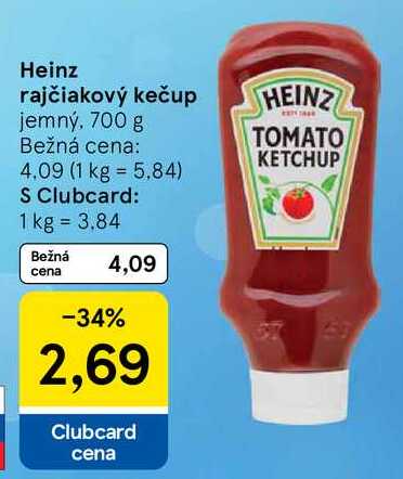 Heinz rajčiakový kečup, 700 g