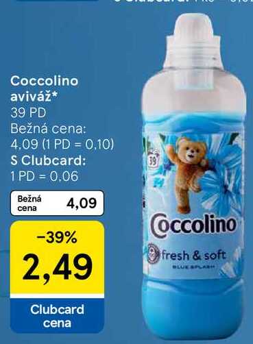 Coccolino aviváž, 39 PD 
