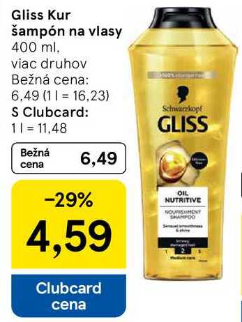 Gliss Kur šampón na vlasy, 400 ml