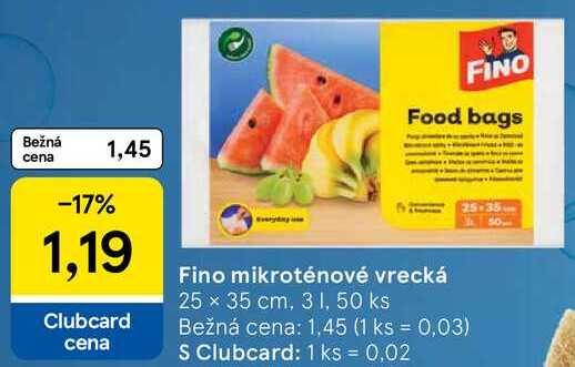 Fino mikroténové vrecká, 50 ks