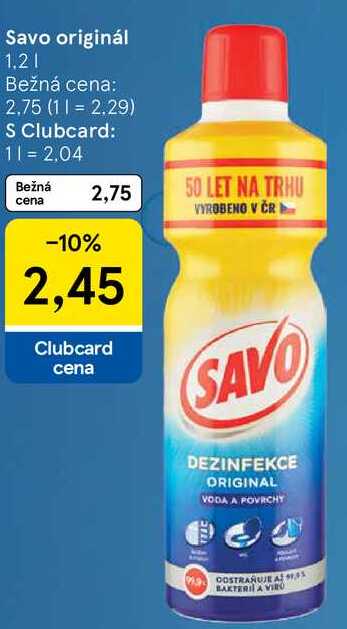 Savo originál, 1,2 l