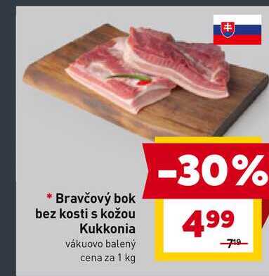 Bravčový bok bez kosti s kožou 1kg