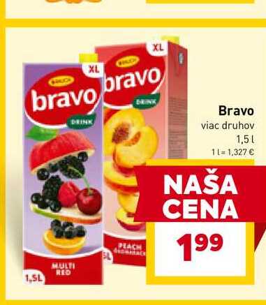Rauch Bravo 1,50 l krabica