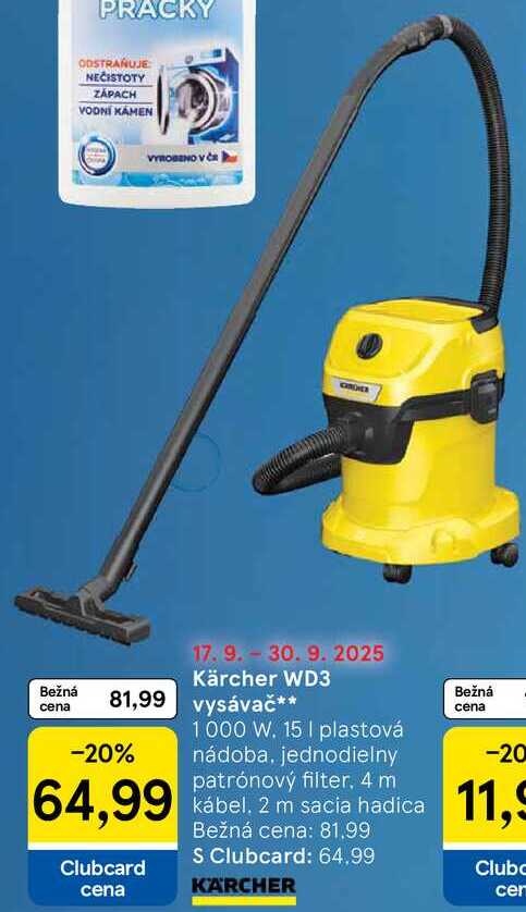 Kärcher WD3 vysávač