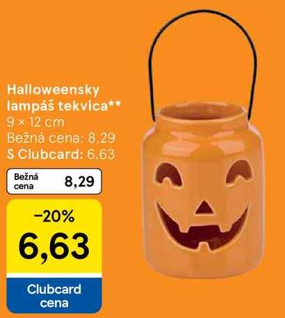 Halloweensky lampáš tekvica