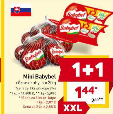 Babybel Mini 5x20 g