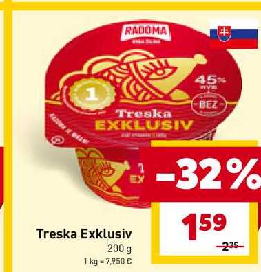 Treska Exklusiv 200 g 