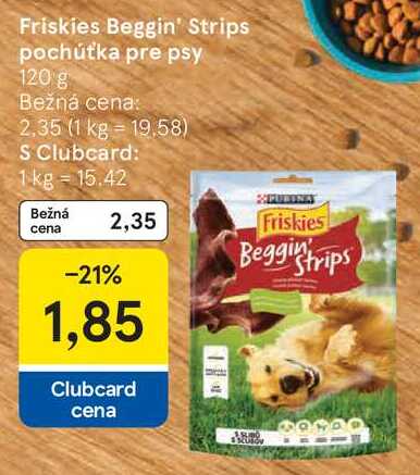Friskies Beggin' Strips pochúťka pre psy, 120 g