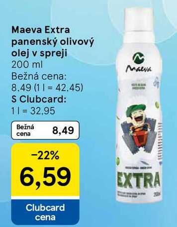 Maeva Extra panenský olivový olej v spreji, 200 ml 