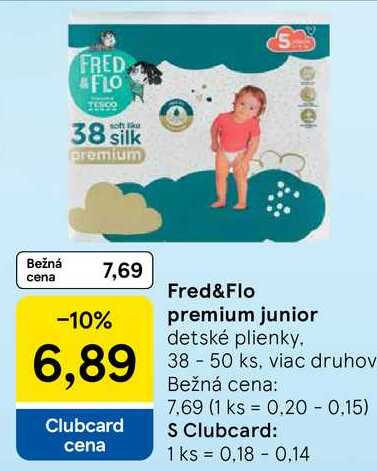 Fred&Flo premium junior, 38-50 ks