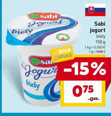 Sabi jogurt 150g