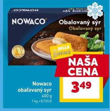NOWACO Obalovaný sýr 400 g 