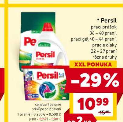 Persil prací prášok 36-40 praní