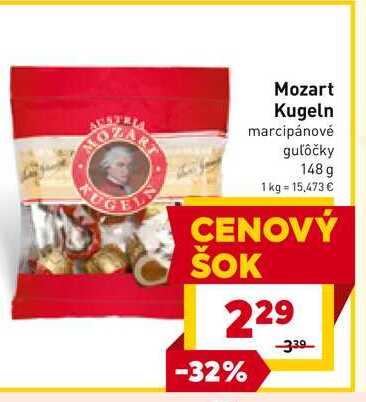 Mozart Kugeln marcipánové guľôčky 148 g 