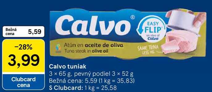 Calvo tuniak, 3x 65 g