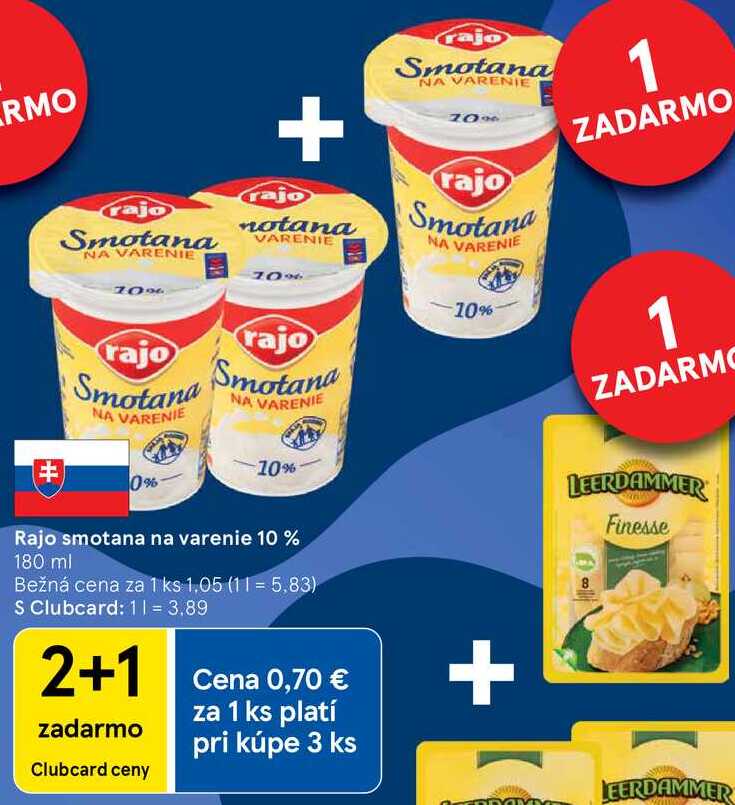 Rajo smotana na varenie 10 %, 180 ml 