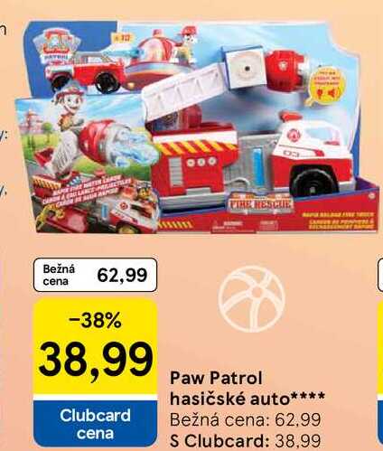 Paw Patrol hasičské auto
