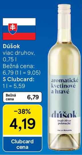 Dúšok, 0,75 l