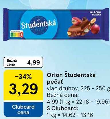 Orion Študentská pečať, 225 - 250 g 