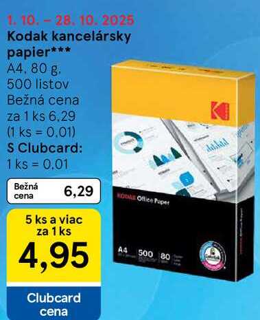Kodak kancelársky papier