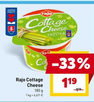 Rajo Cottage Cheese 180 g