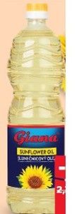 Giana slnečnicový olej v akcii