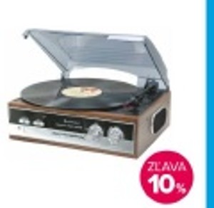Gramofón Soundmaster PL186H hnedý