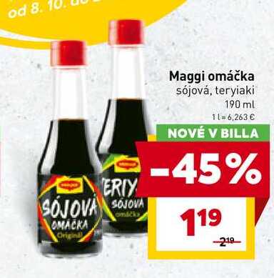 Maggi omáčka sójová, teryiaki 190 ml 