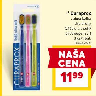 Curaprox zubná kefka dva druhy 5460 