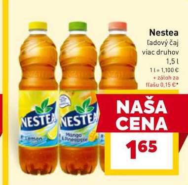 Nestea Ľadový čaj viac druhov 1,5l