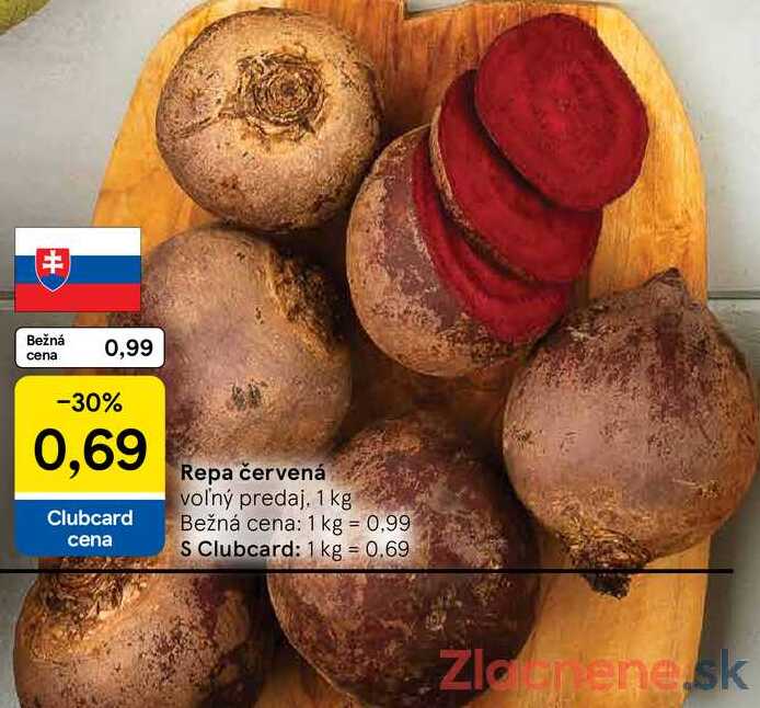 Repa červená, 1 kg 