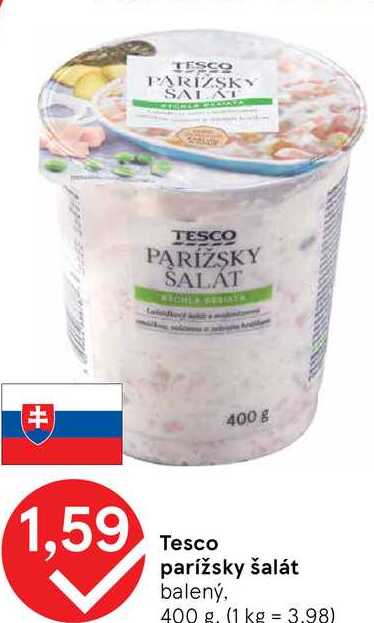 Tesco parížsky šalát, 400 g