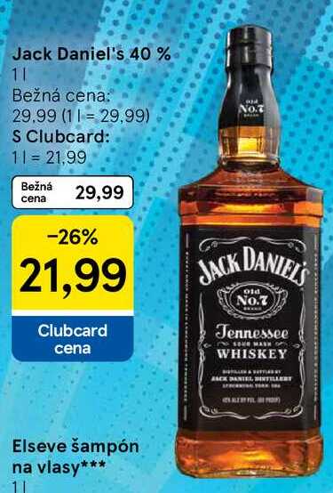 Jack Daniel's 40 %, 1 l