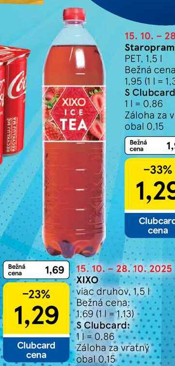 XIXO, 1,5 l