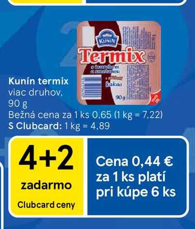 Kunín termix viac druhov, 90 g