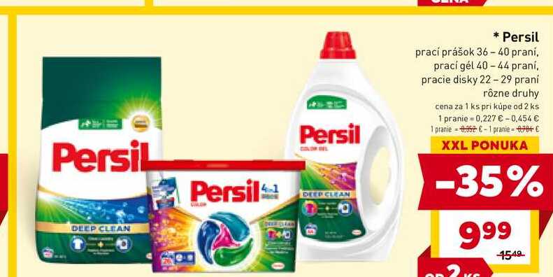 Persil prací prášok 36-40 praní