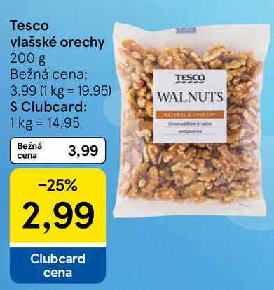 Tesco vlašské orechy, 200 g 