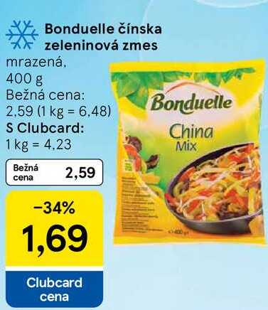 Bonduelle čínska zeleninová zmes, 400 g 